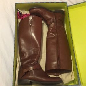 Tory Burch Derby Riding Boot